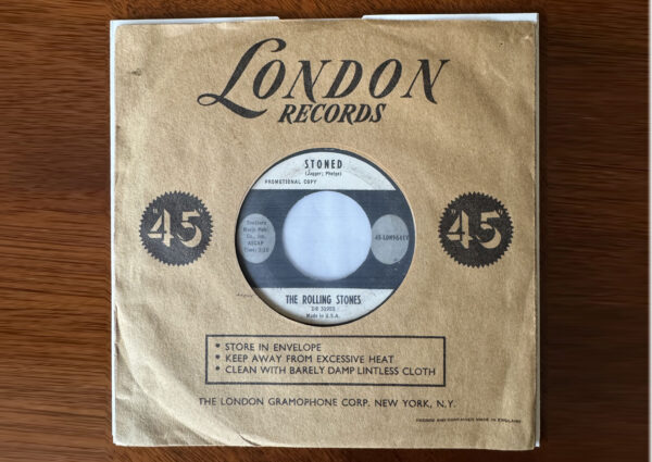 The Rolling Stones"I Wanna Be Your Man" b/w "Stoned" Feb. 1964 withdrawn US London promo 45